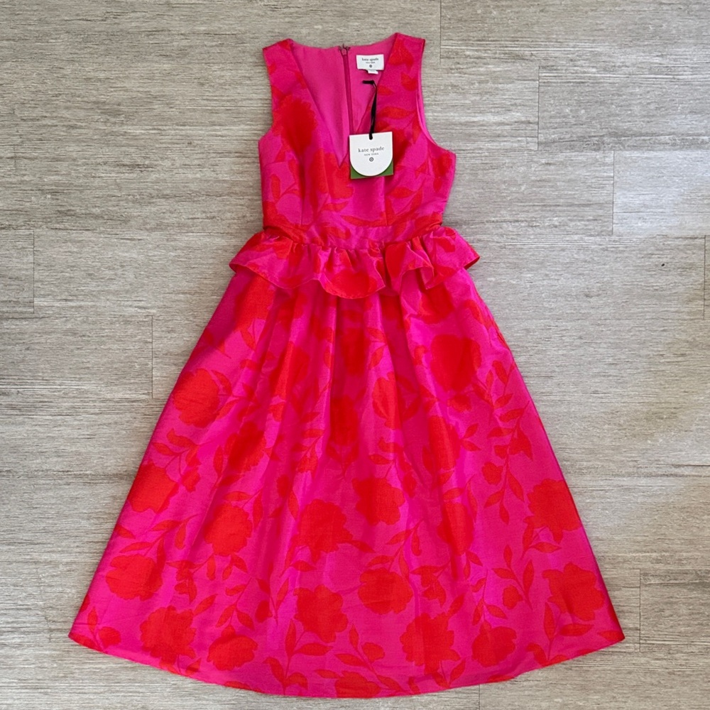 Kate Spade x Target Elegant Pink Floral Dress